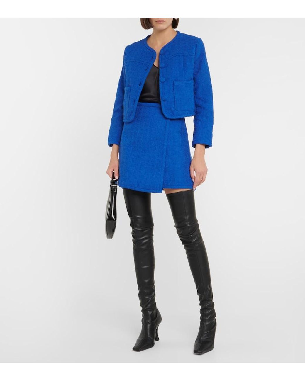 Proenza Schouler Blue Label Cotton Wrap Skirt