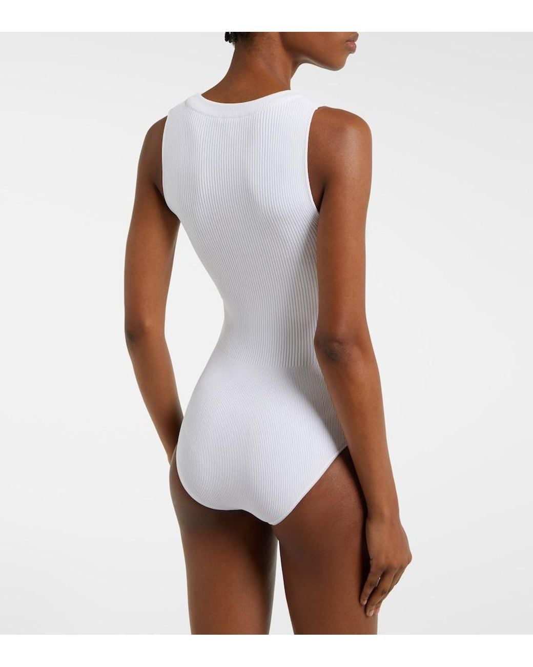 Alaïa White Tank Bodysuit