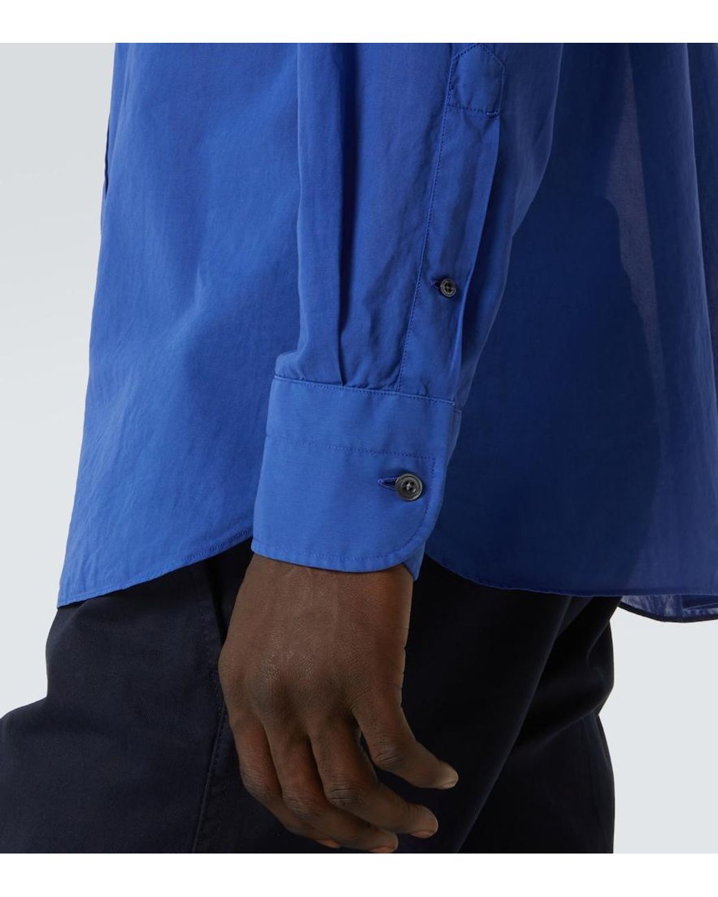 Tom Ford Blue Cotton Shirt for men