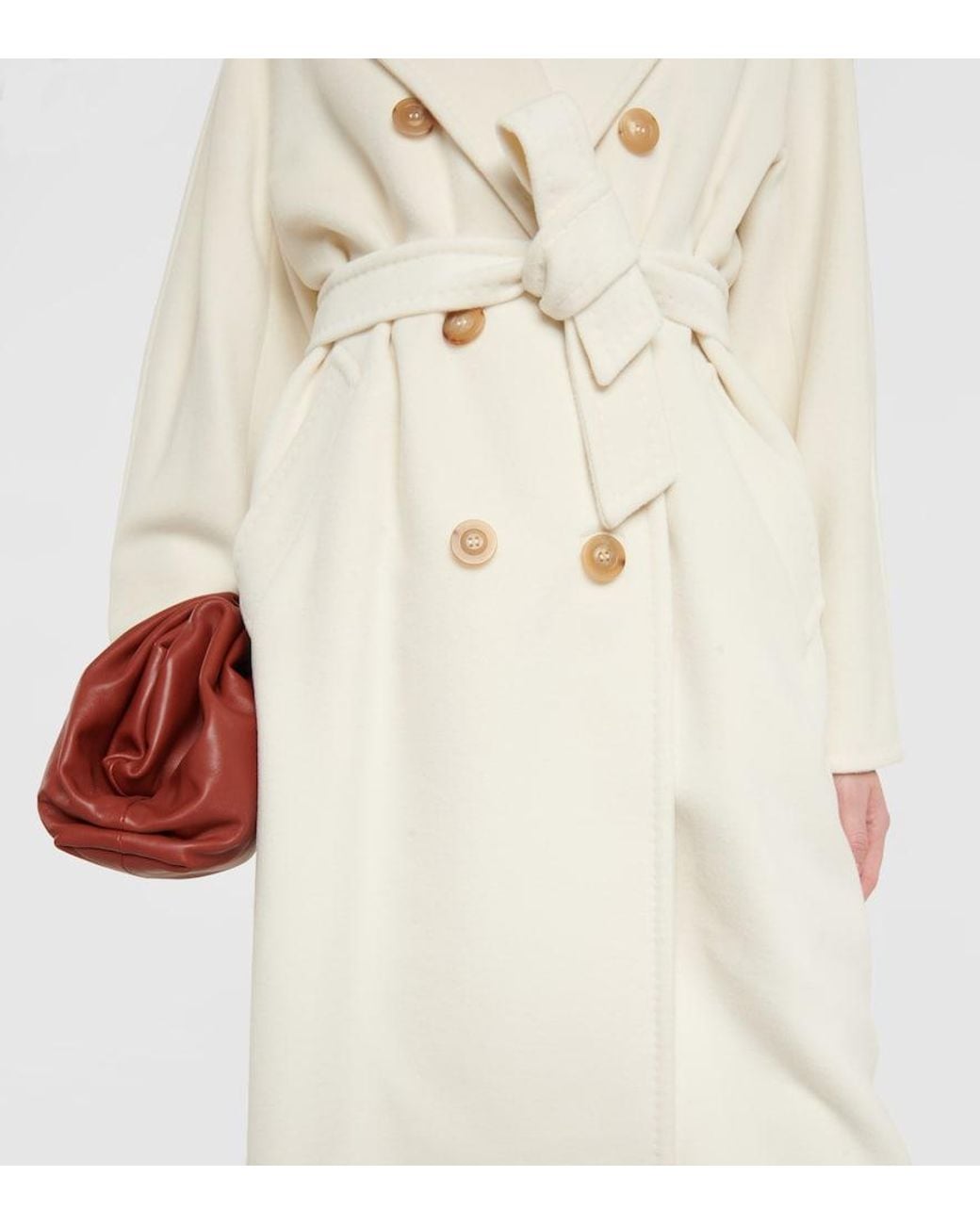 Max Mara Natural Madame Wool And Cashmere Coat