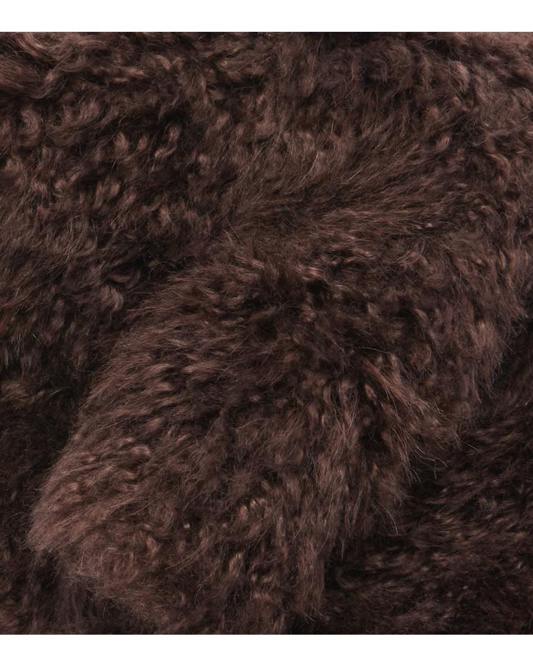 Sciarpa di Yves Salomon in Brown