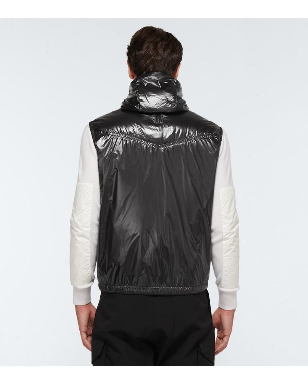 Moncler Black Salantin Technical Vest for men