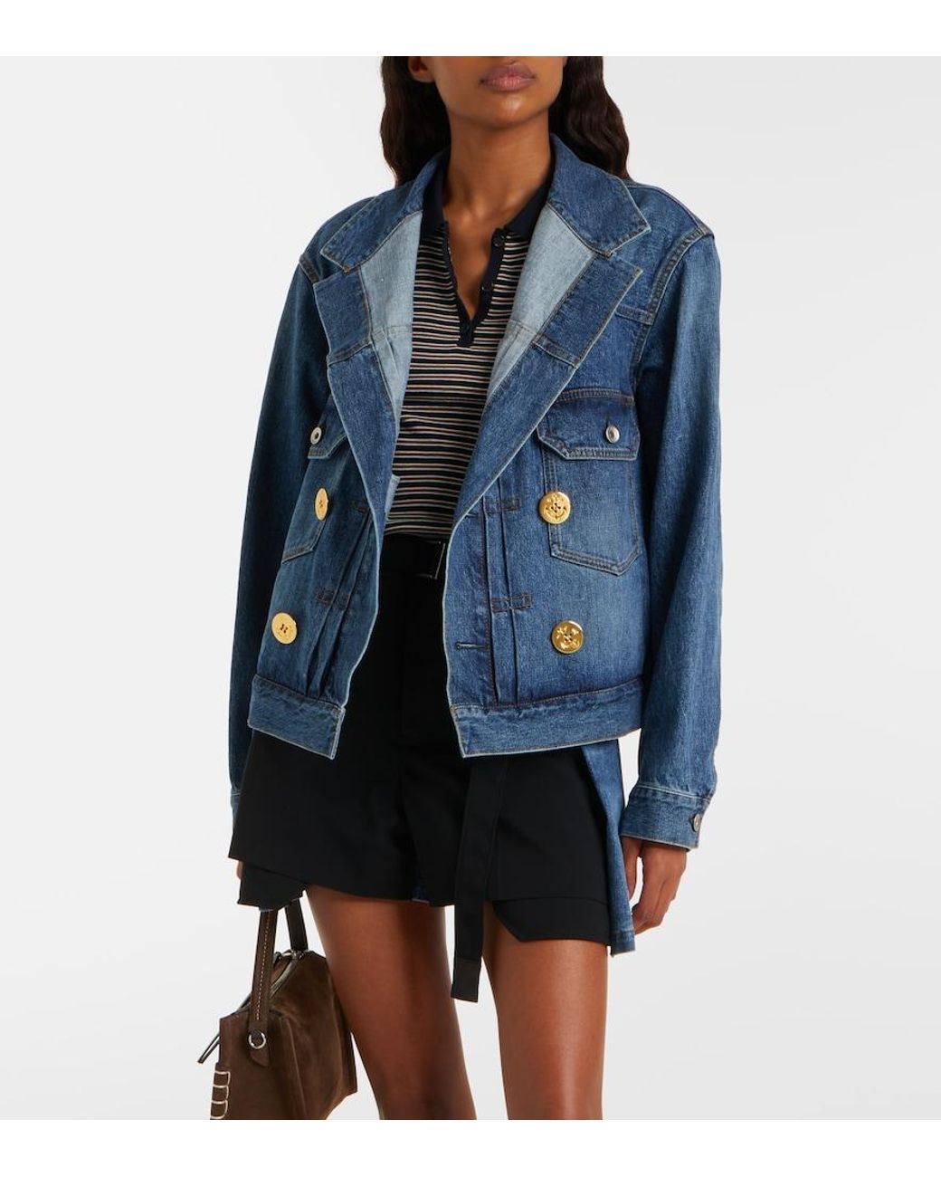 Sacai Blue Denim Jacket