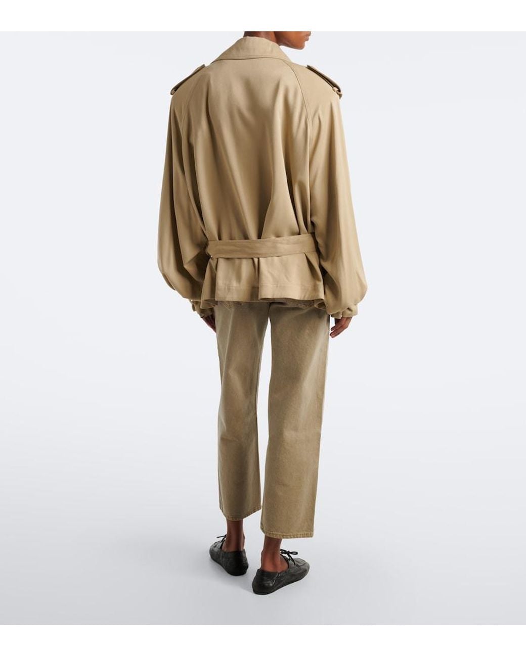 SLVRLAKE Denim Natural Hunter Cropped Straight Jeans