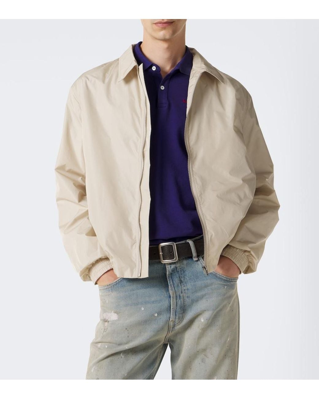 Acne Natural Logo Blouson Jacket for men