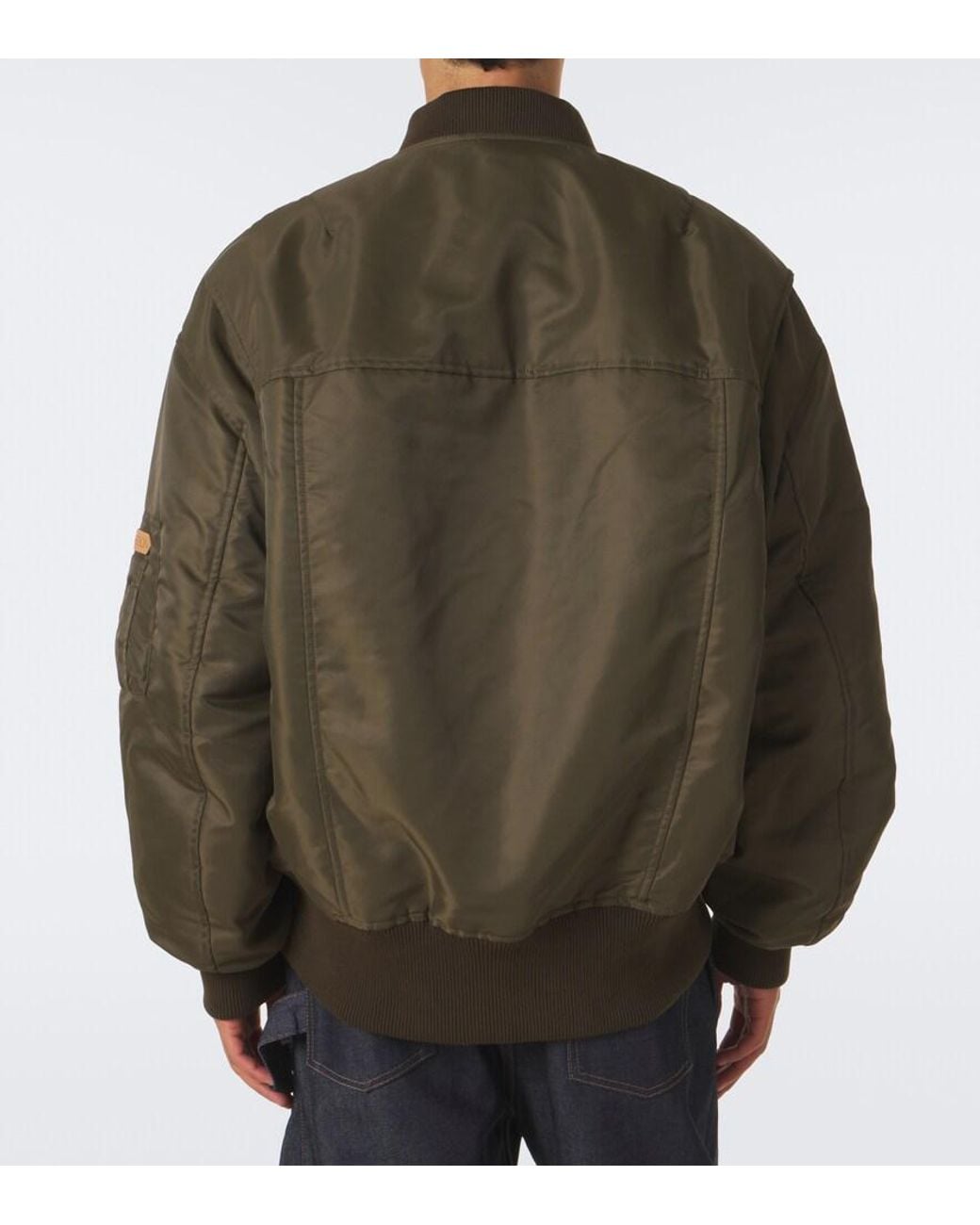 J.W. Anderson Green Oversized Bomber Jacket for men