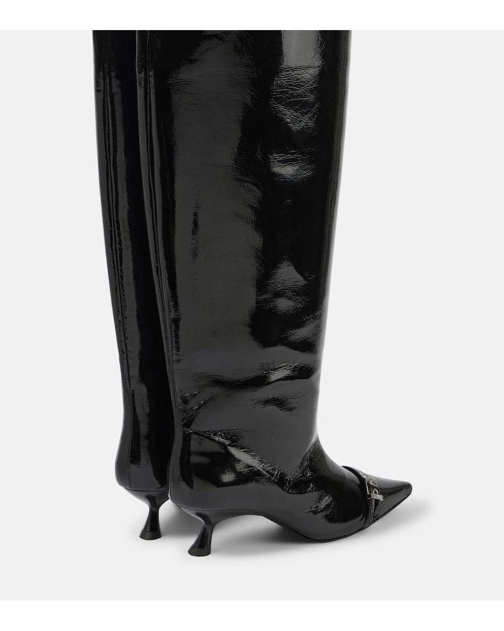 Ganni Black Synthetic Naplack Boots