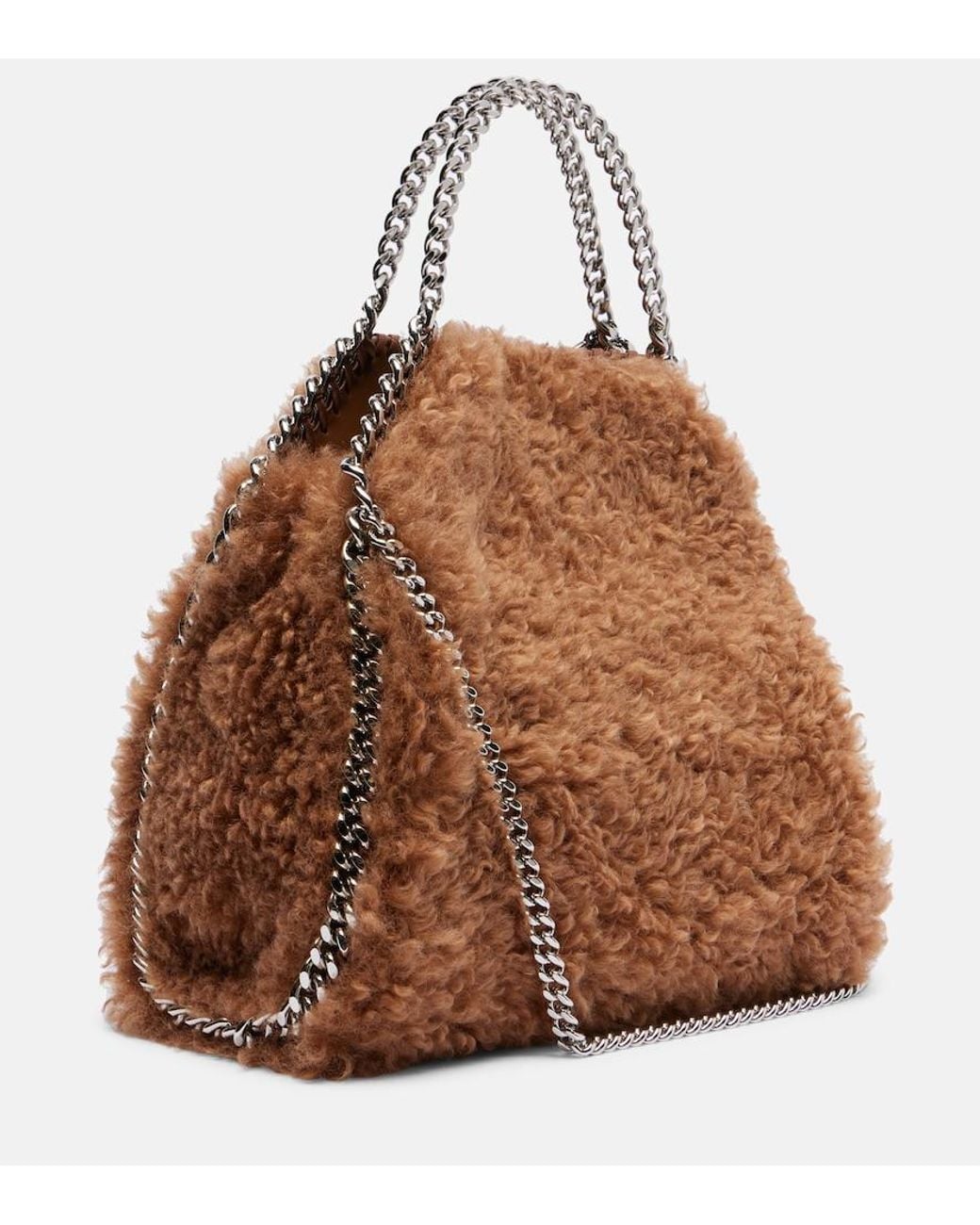 Stella McCartney Brown Falabella Mini Shoulder Bag