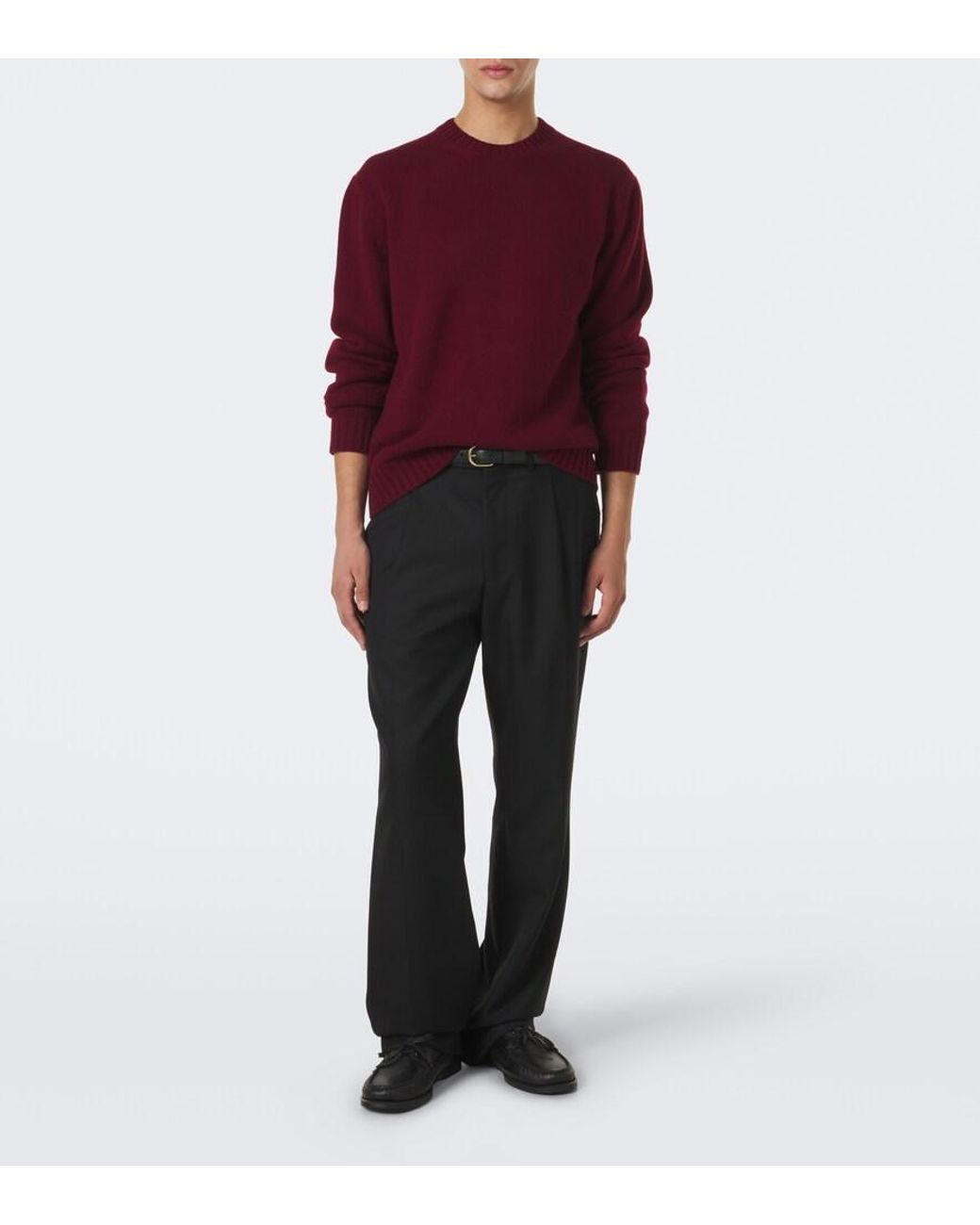 Saman Amel Red Gio Cashmere Sweater for men