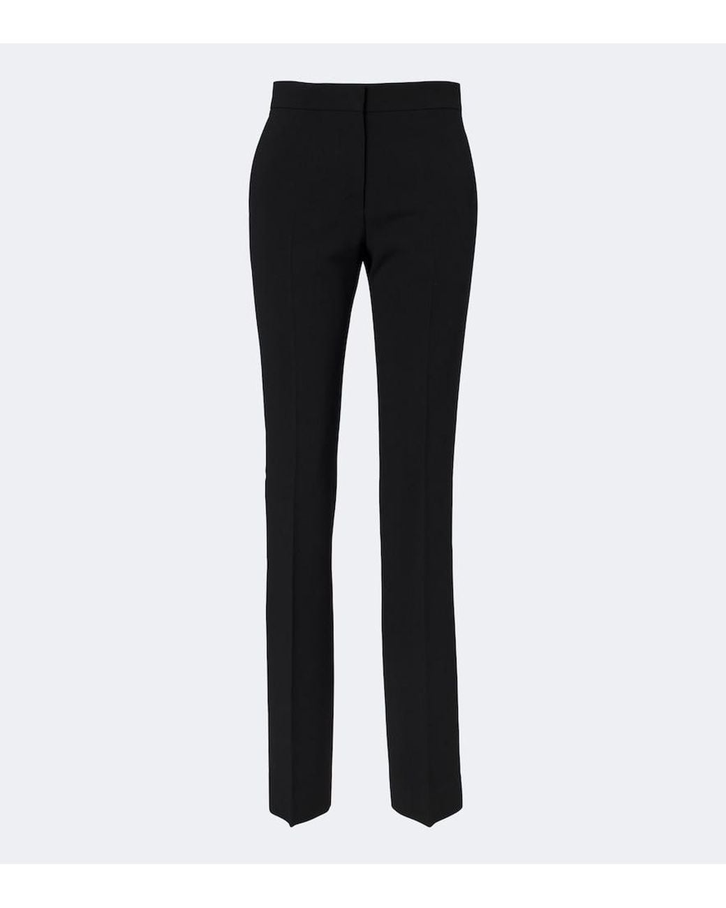 FFORME Black Lang Crepe Slim Pants