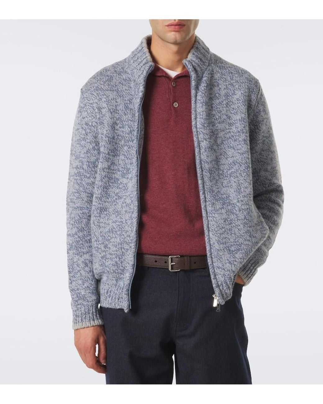 Pullover di Fedeli in Blue da Uomo