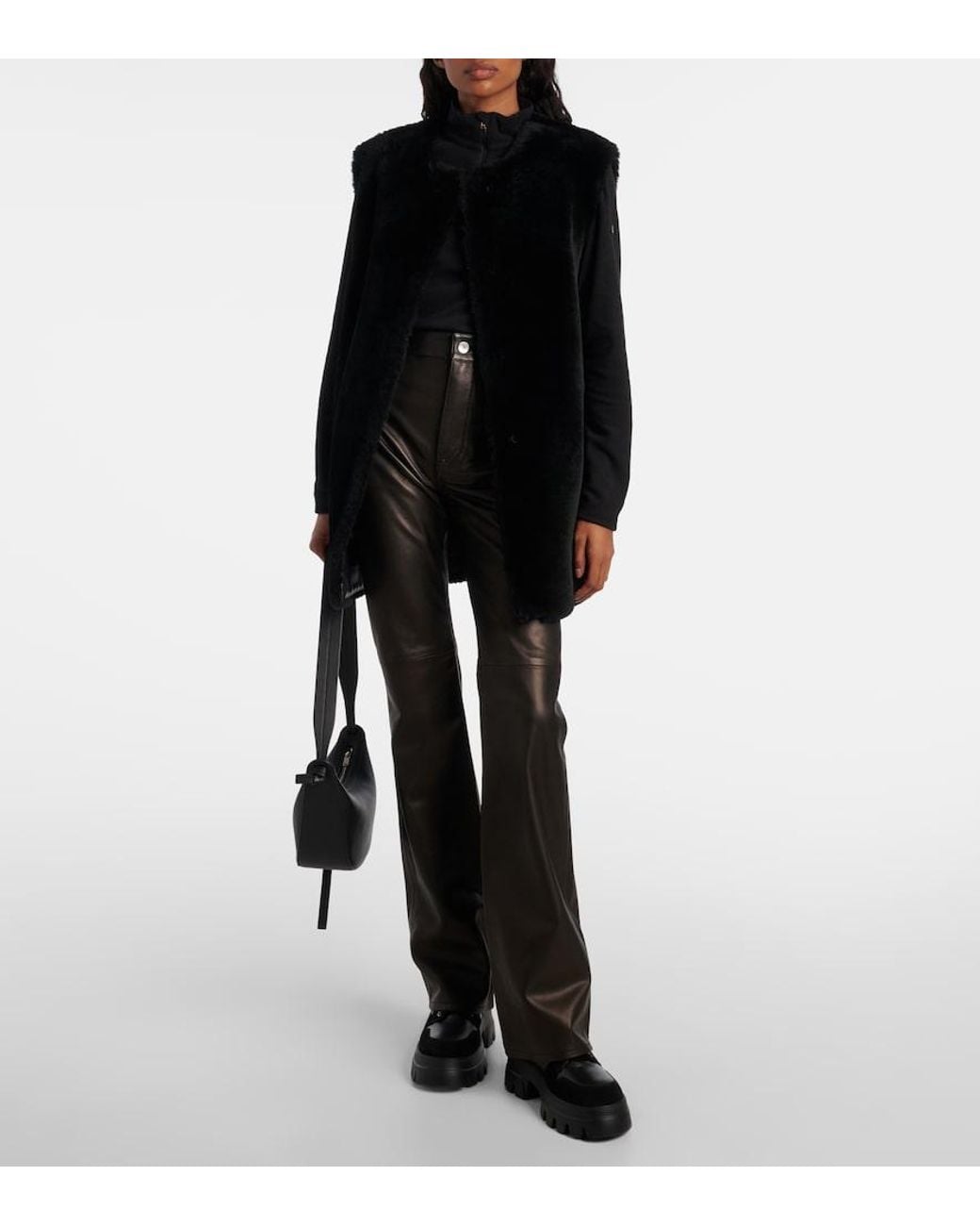 Bogner Black Sapporo Suede And Leather Combat Boots