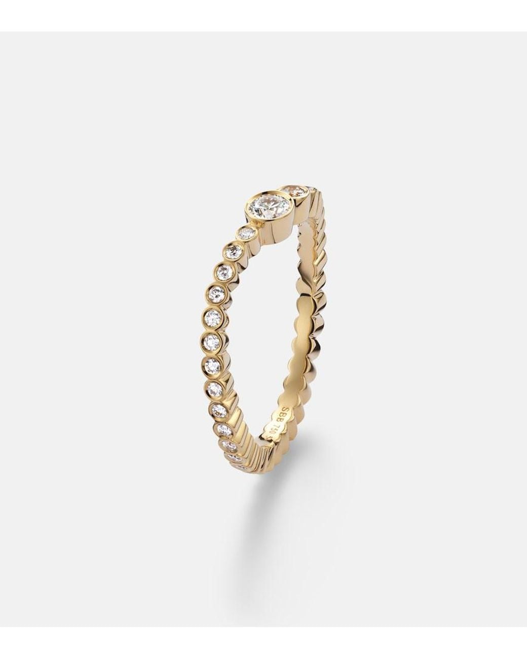 Sophie Bille Brahe White Sky 18Kt Ring With Diamonds