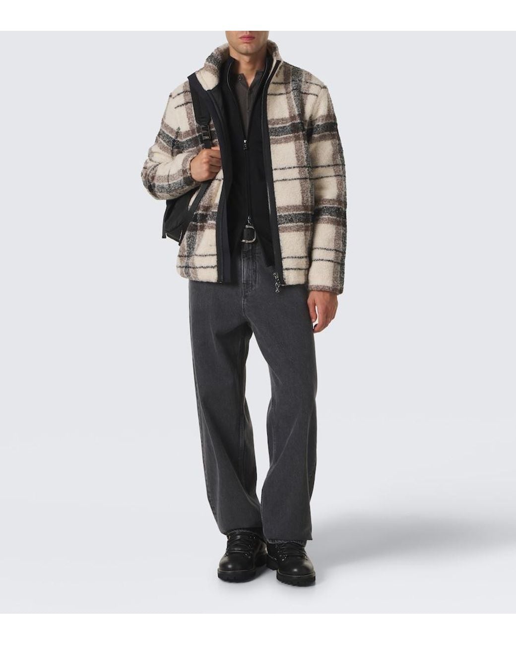 Bogner Black Oscar Virgin Wool Ski Jacket for men