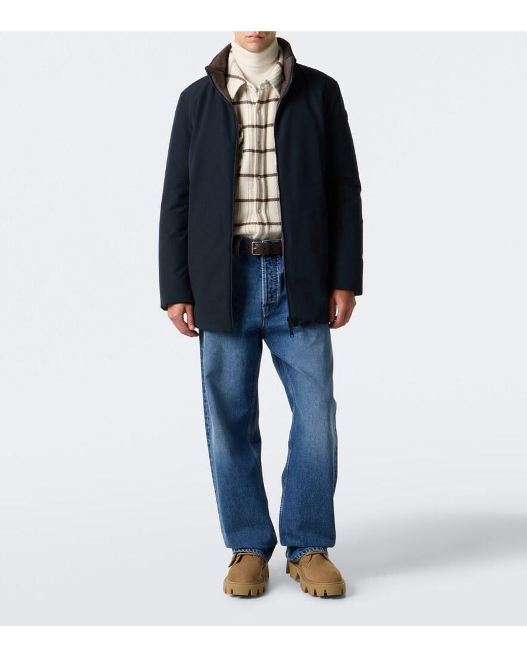 Moncler Blue Edit Reversible Down Jacket for men