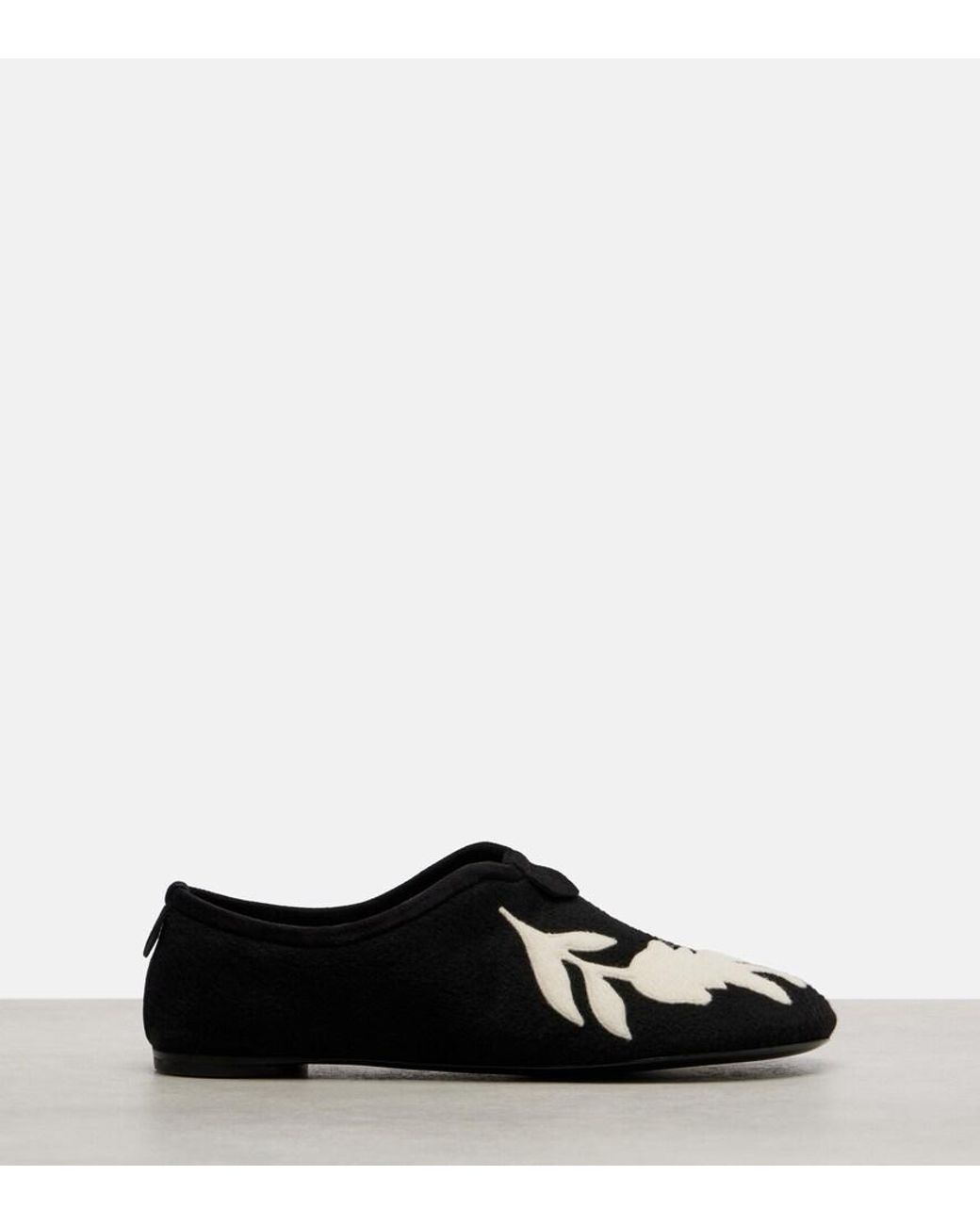 Ballerines Floaty Brodees Loro Piana en coloris Black