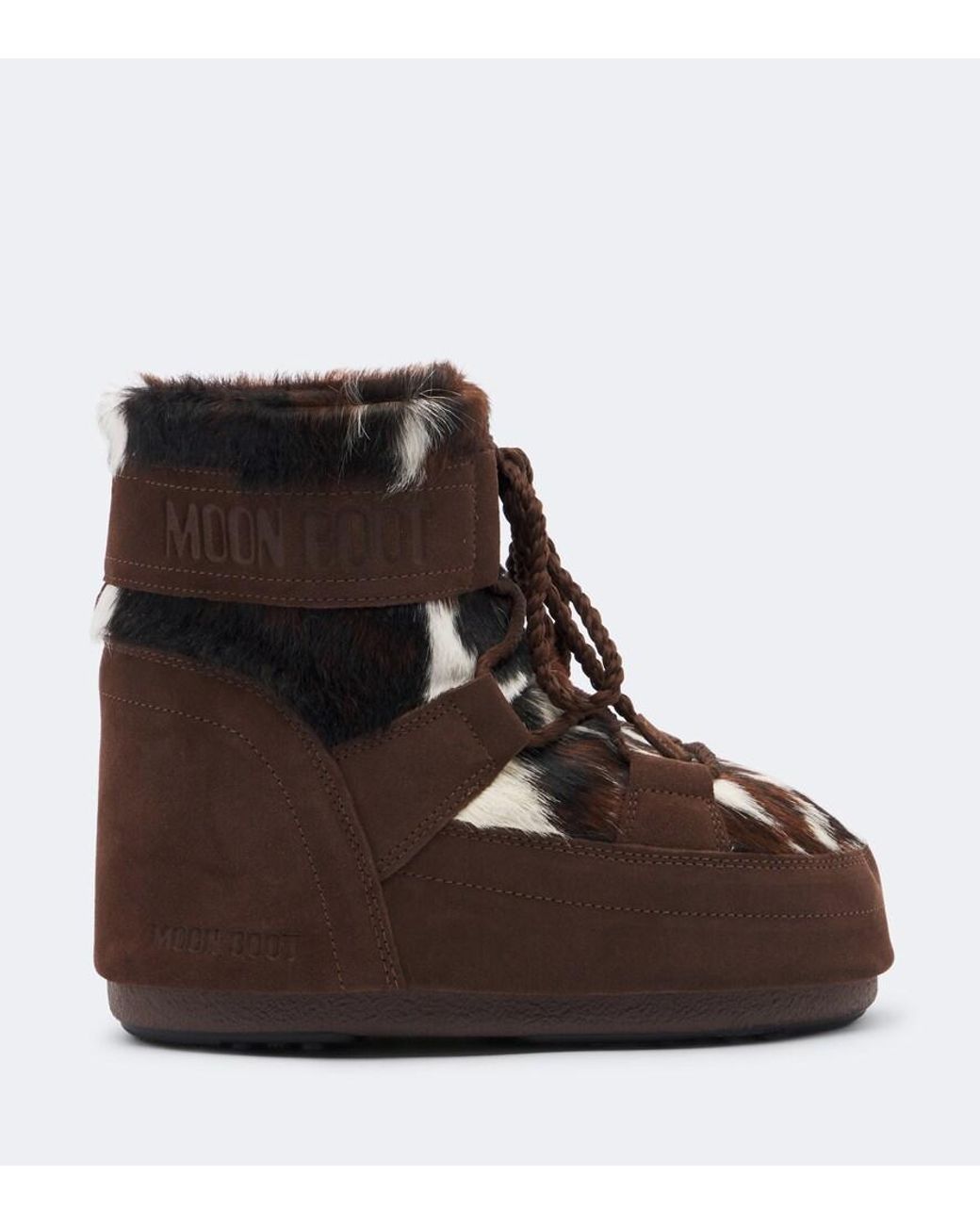 Moon Boot Brown Icon Calf Hair Snow Boots