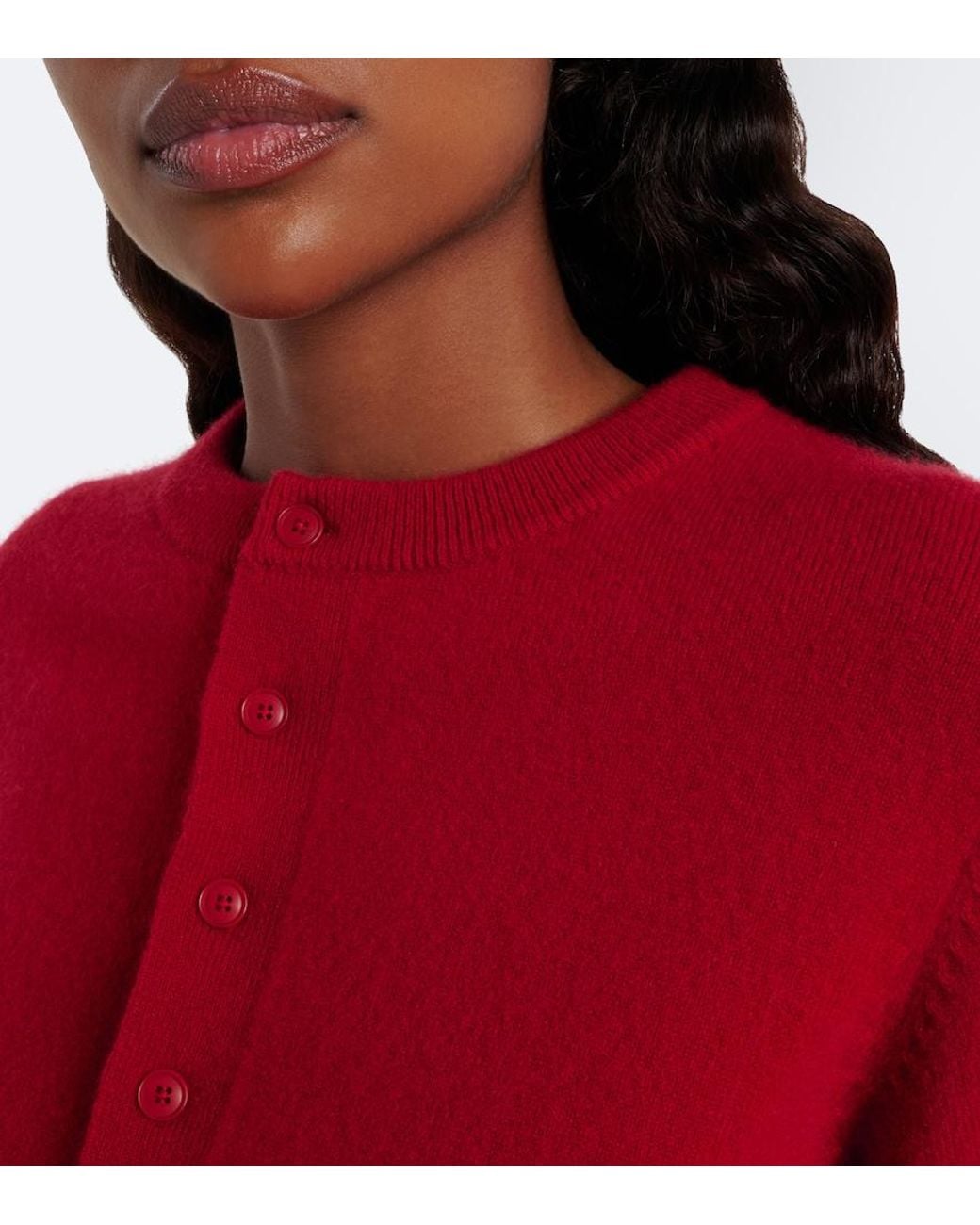 Extreme Cashmere Red N°477 Mimi Cashmere-Blend Sweater