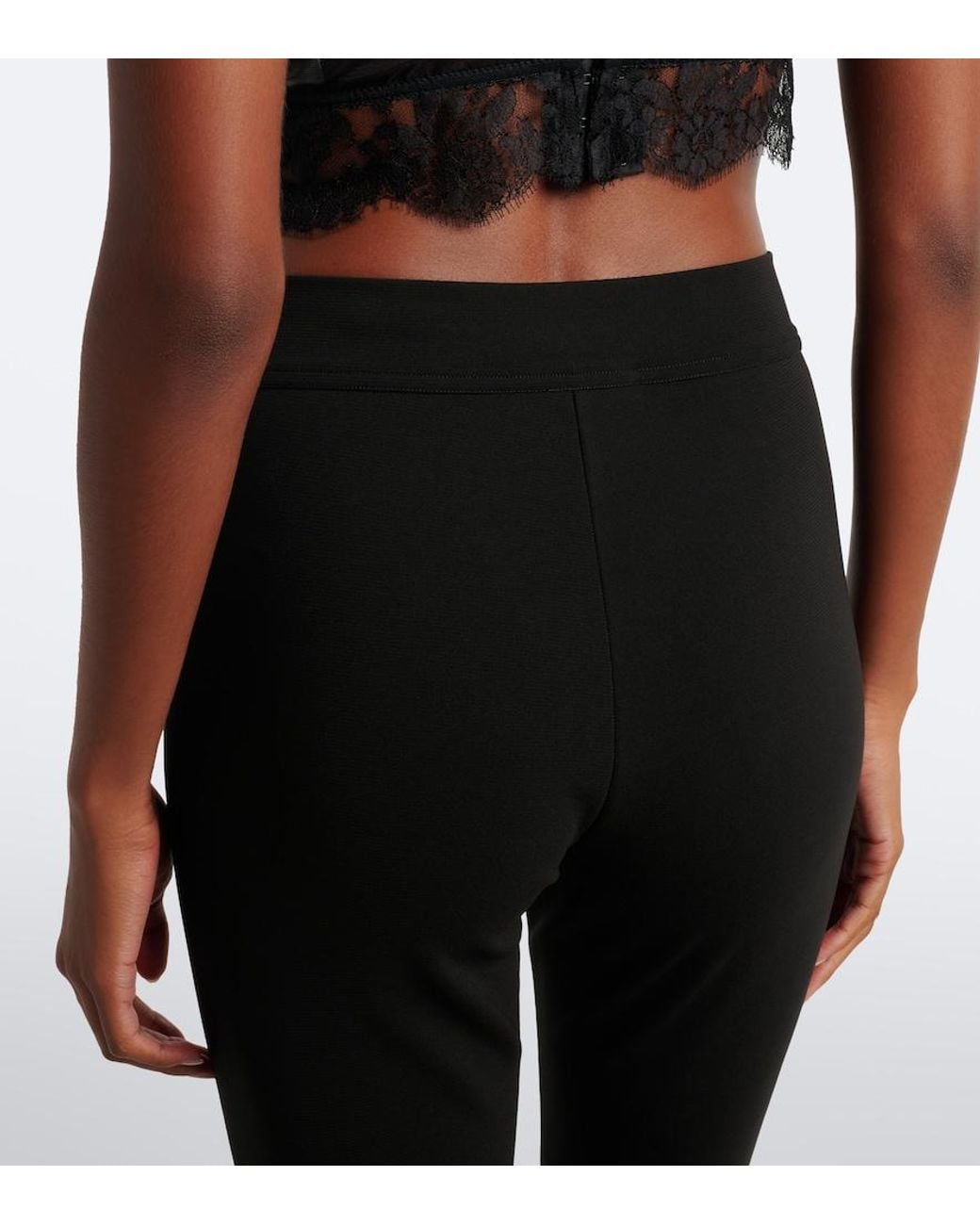 Dolce & Gabbana Black Cropped Leggings