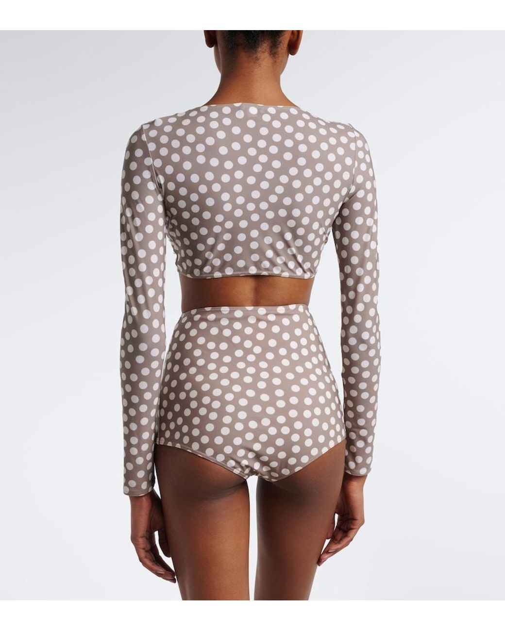 Alaïa Pink Polka-Dot Bikini