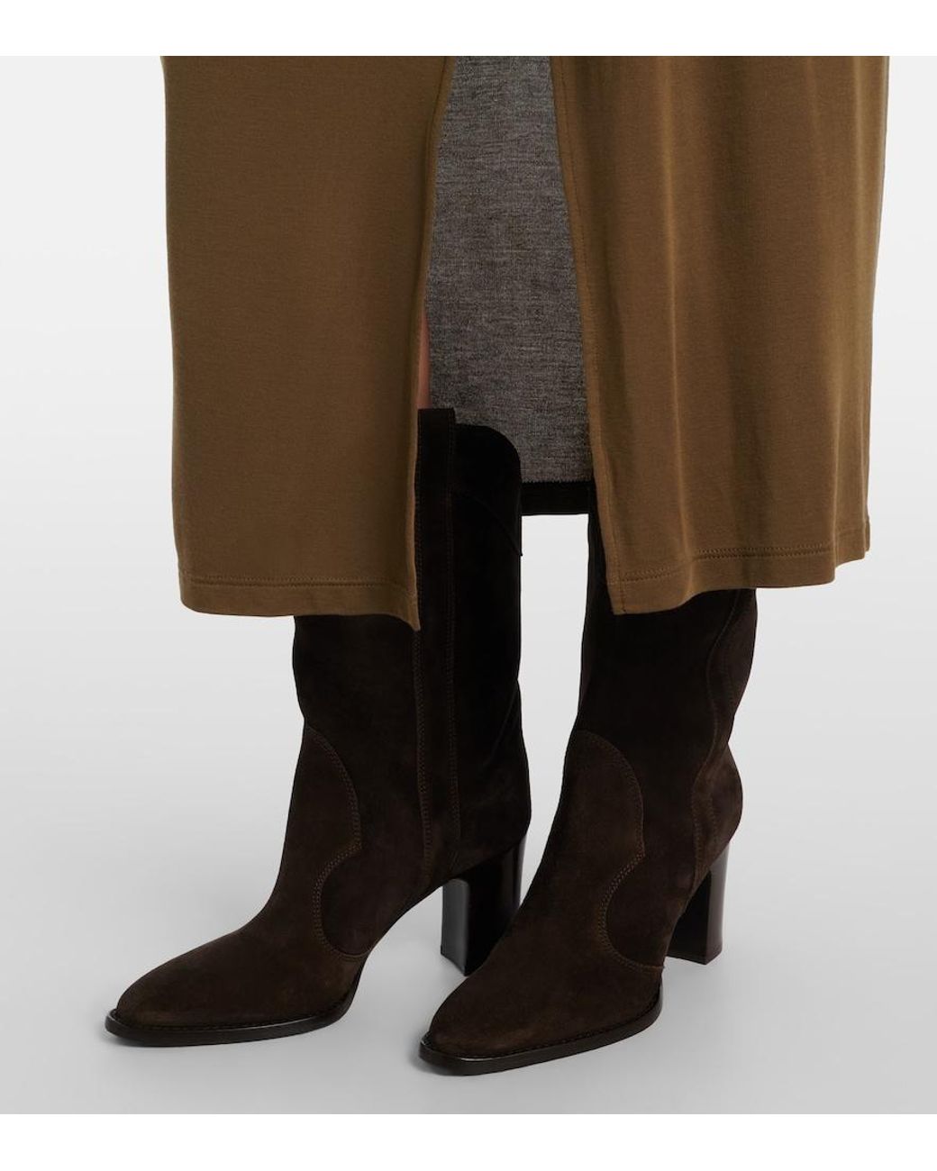 Paris Texas Black Belle Suede Ankle Boots