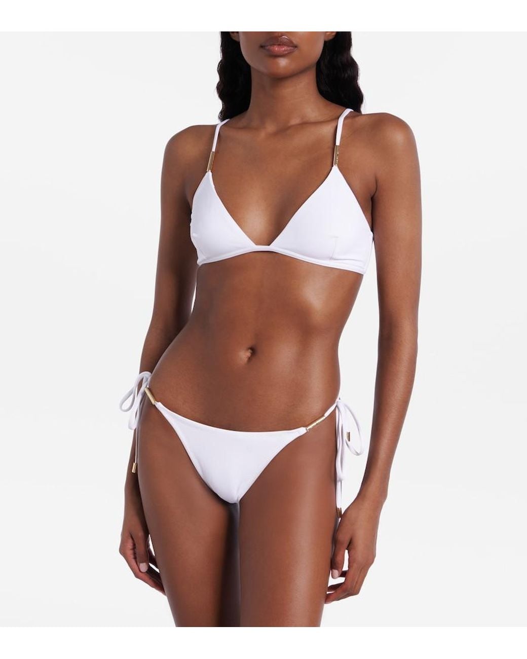 Melissa Odabash White Bikini-Oberteil Verona