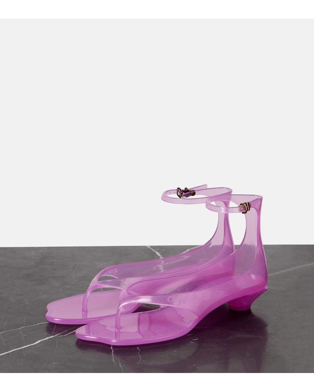 Chloé Pink Sandalen Jelly
