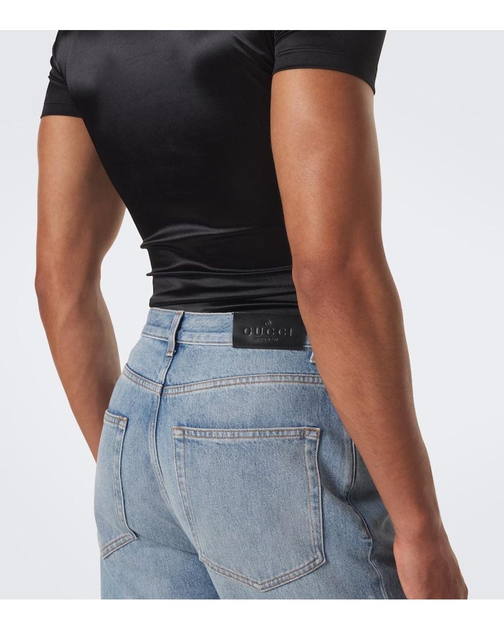 Gucci Blue Straight Jeans for men