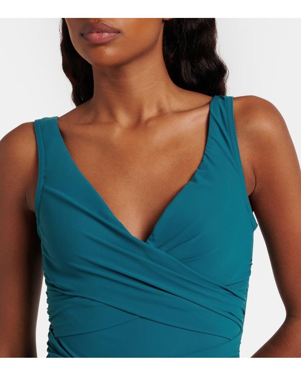 Karla Colletto Blue Smart Swimsuit