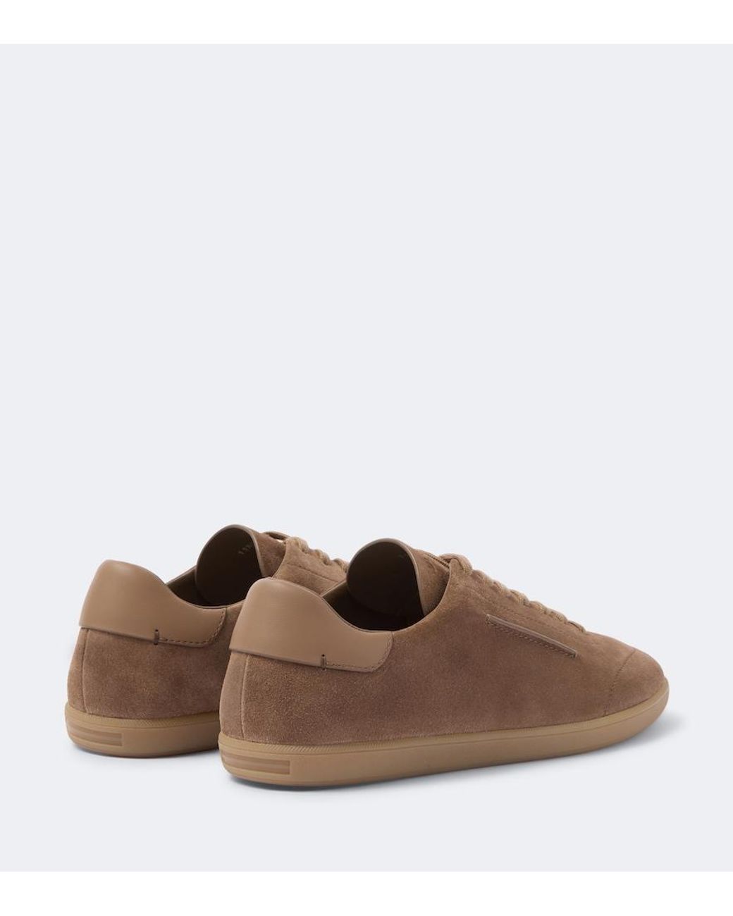 Zegna Brown 232 Suede Sneakers for men