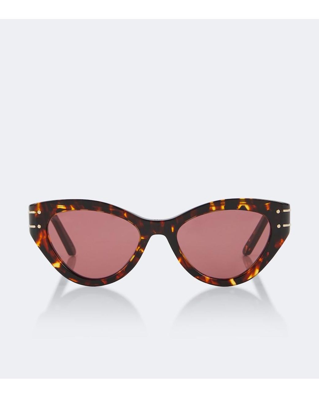 Dior Brown Diorsignature B7I Cat-Eye Sunglasses