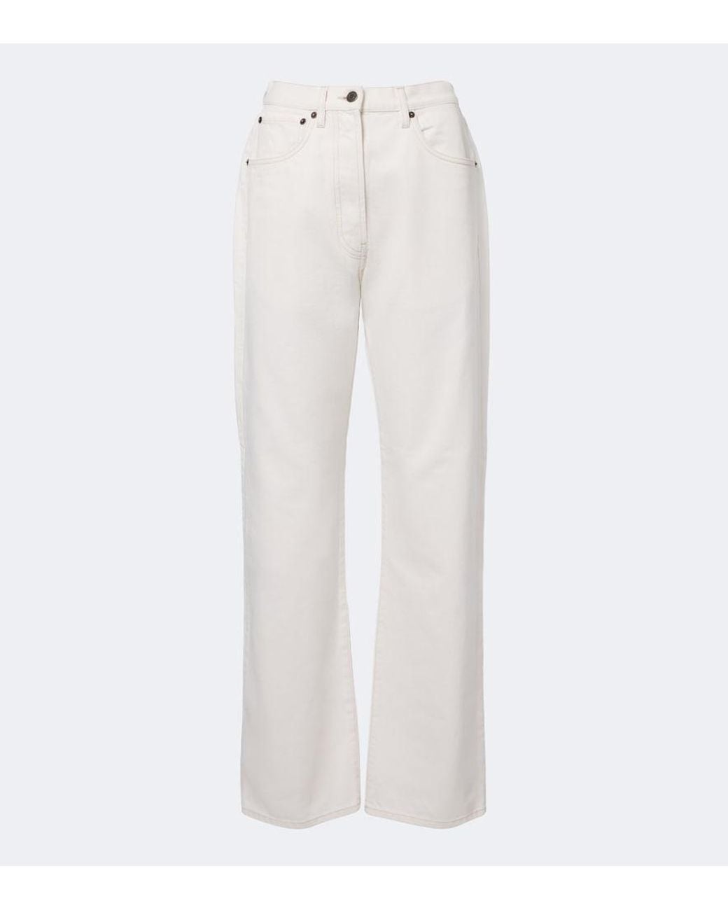 Prada White Straight Jeans