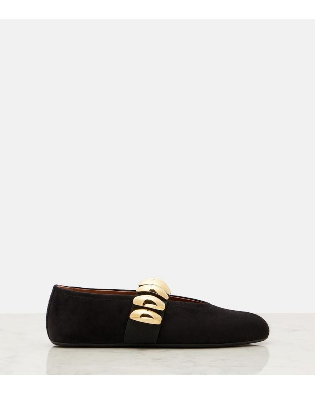 Alaïa Black Ballet Flats "Jewel"