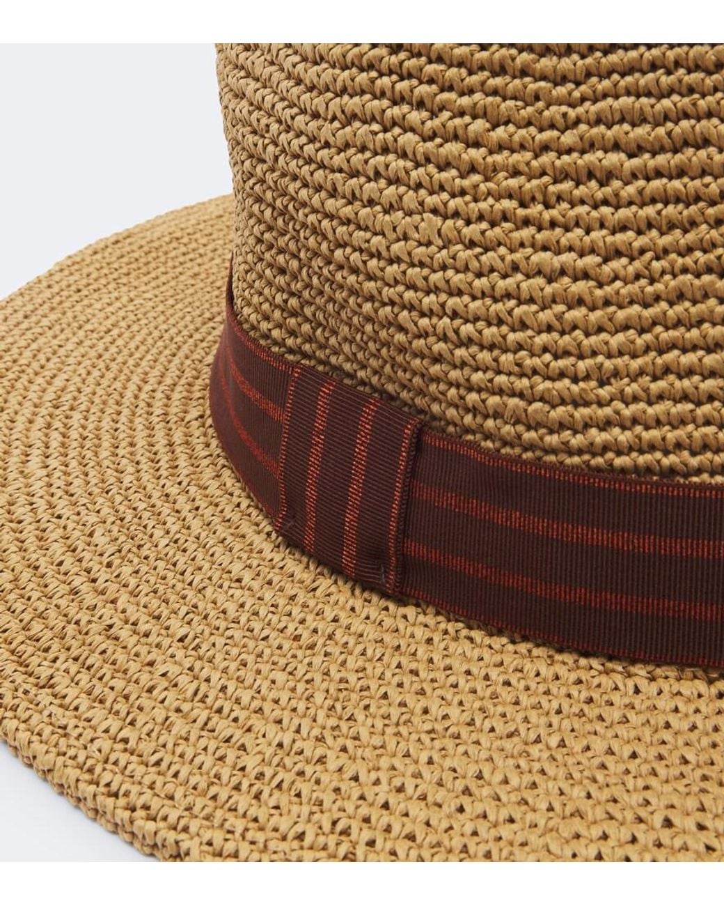Eres Brown Marlon Raffia-Effect Panama Hat
