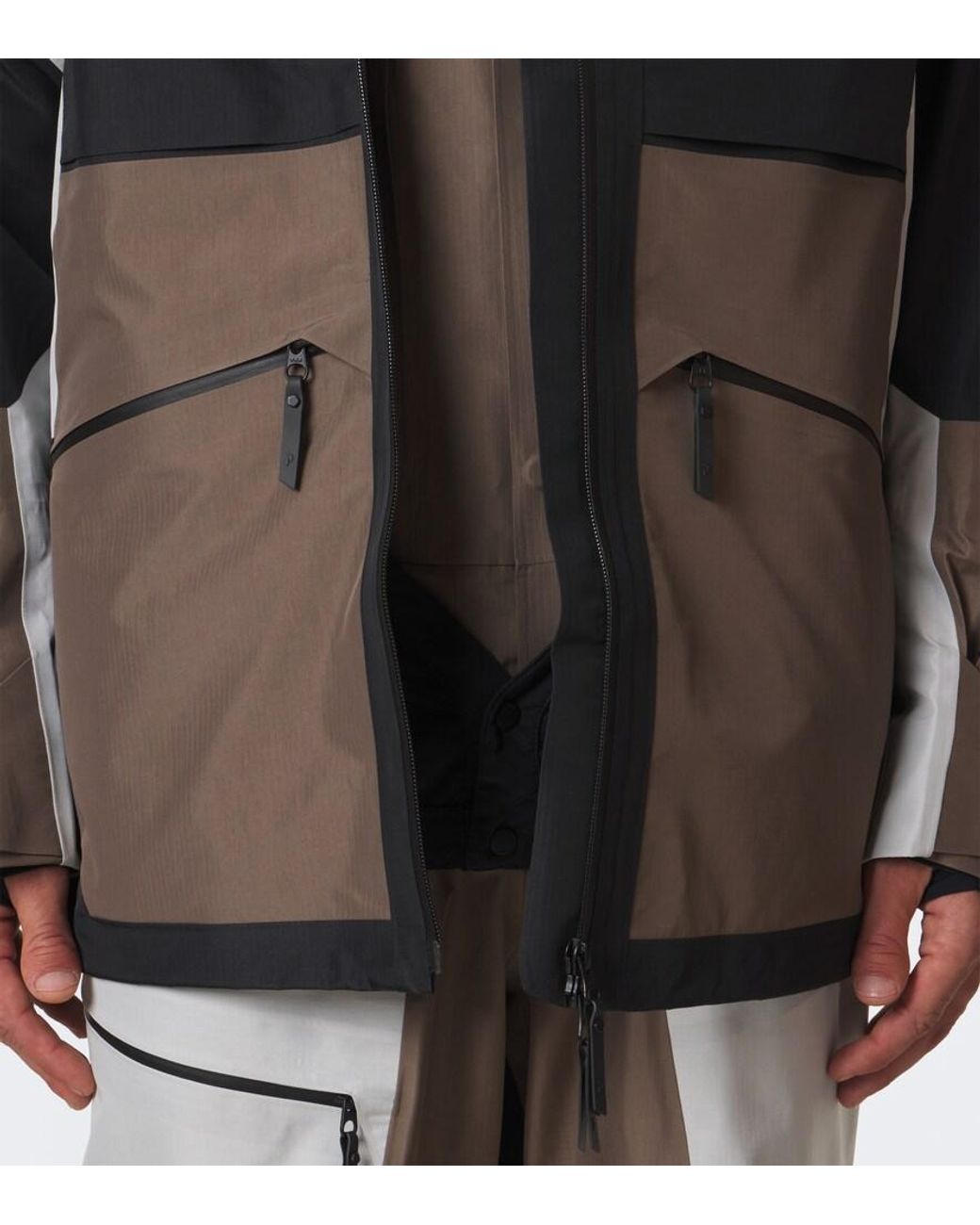 Peak Performance Brown Vertical Gore-Tex Ski Jacket for men