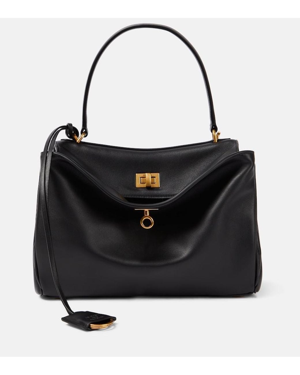 Balenciaga Black Rodeo Small Leather Handbag