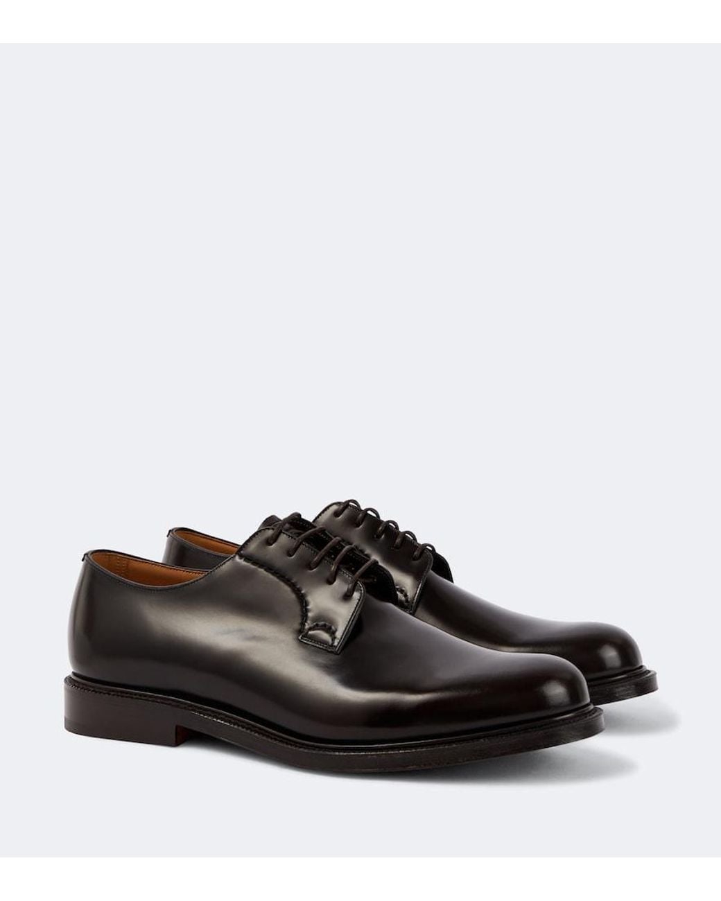 Church's Black Shannon Leather Derby Shoes for men