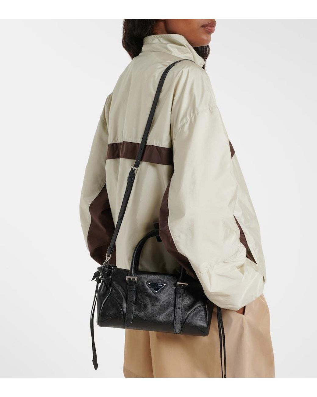 Borsa Bonnie Small di Prada in Black