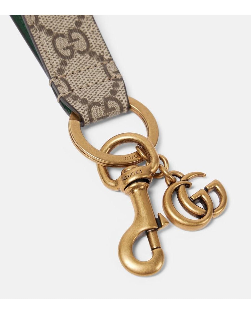 Gucci Metallic Ophidia Gg Keychain