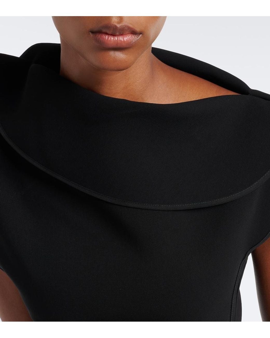 Maticevski Black Ruffled Top