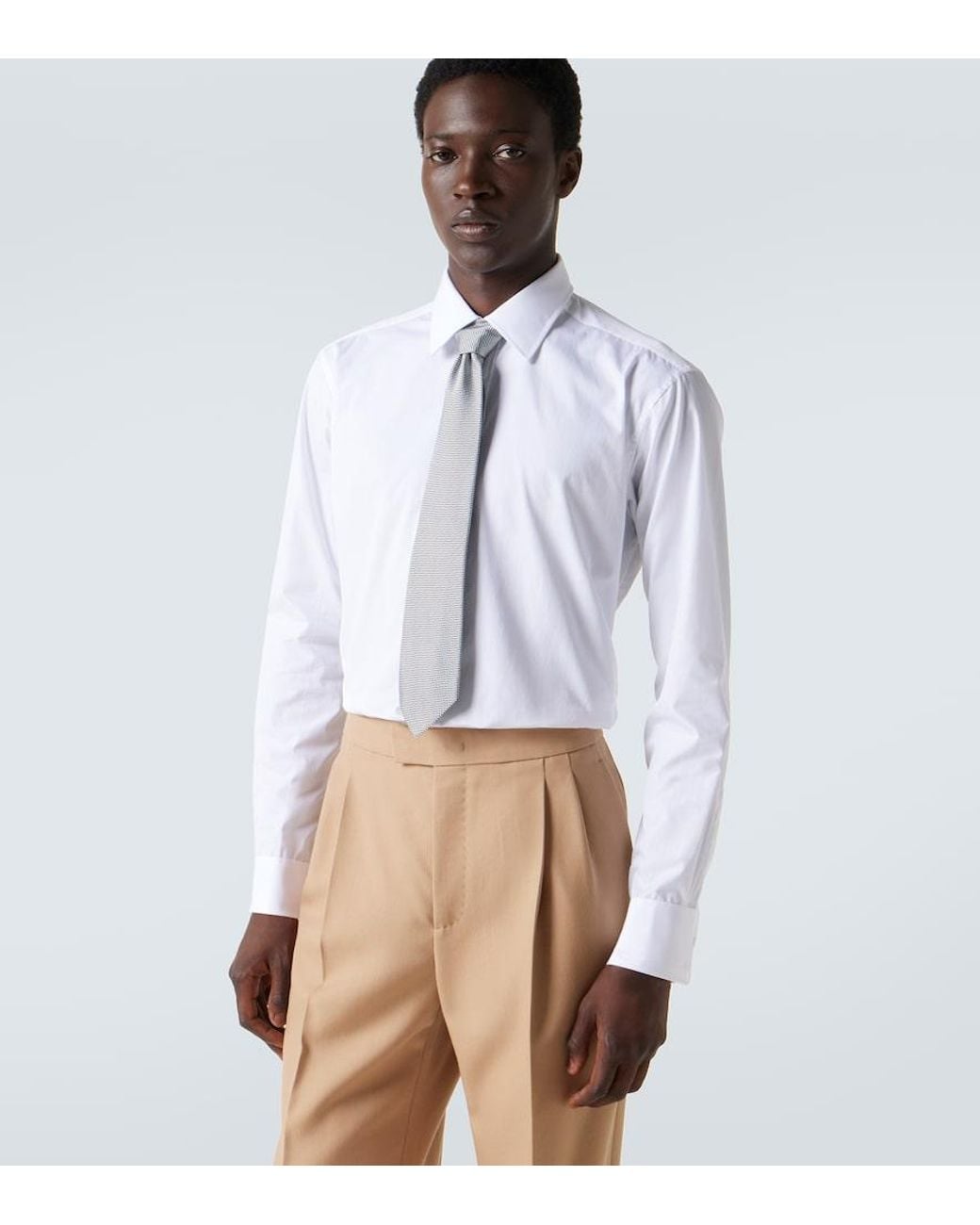 Charvet Krawatte Aus Seiden-Jacquard in White für Herren