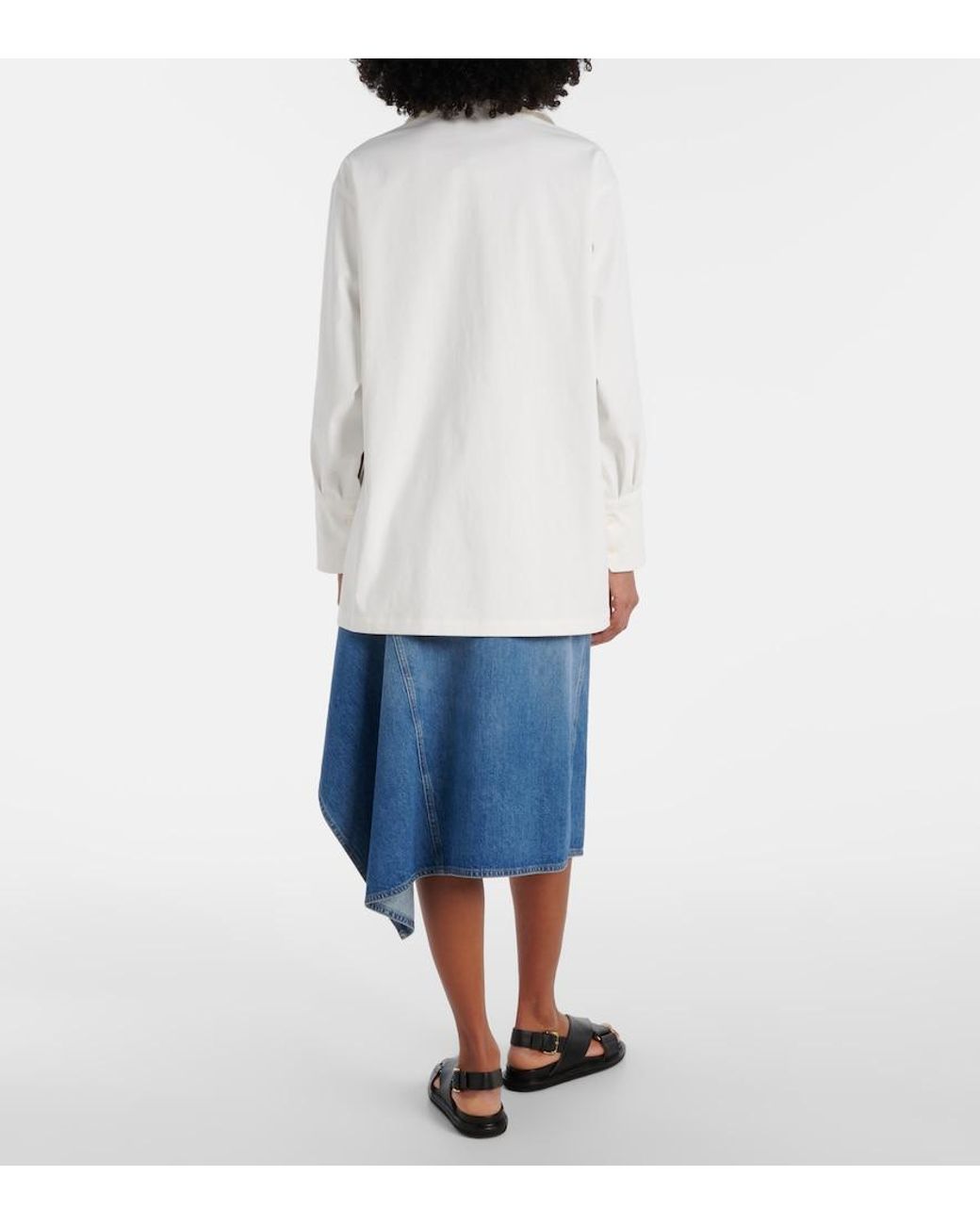Plan C White Oversized Shirt
