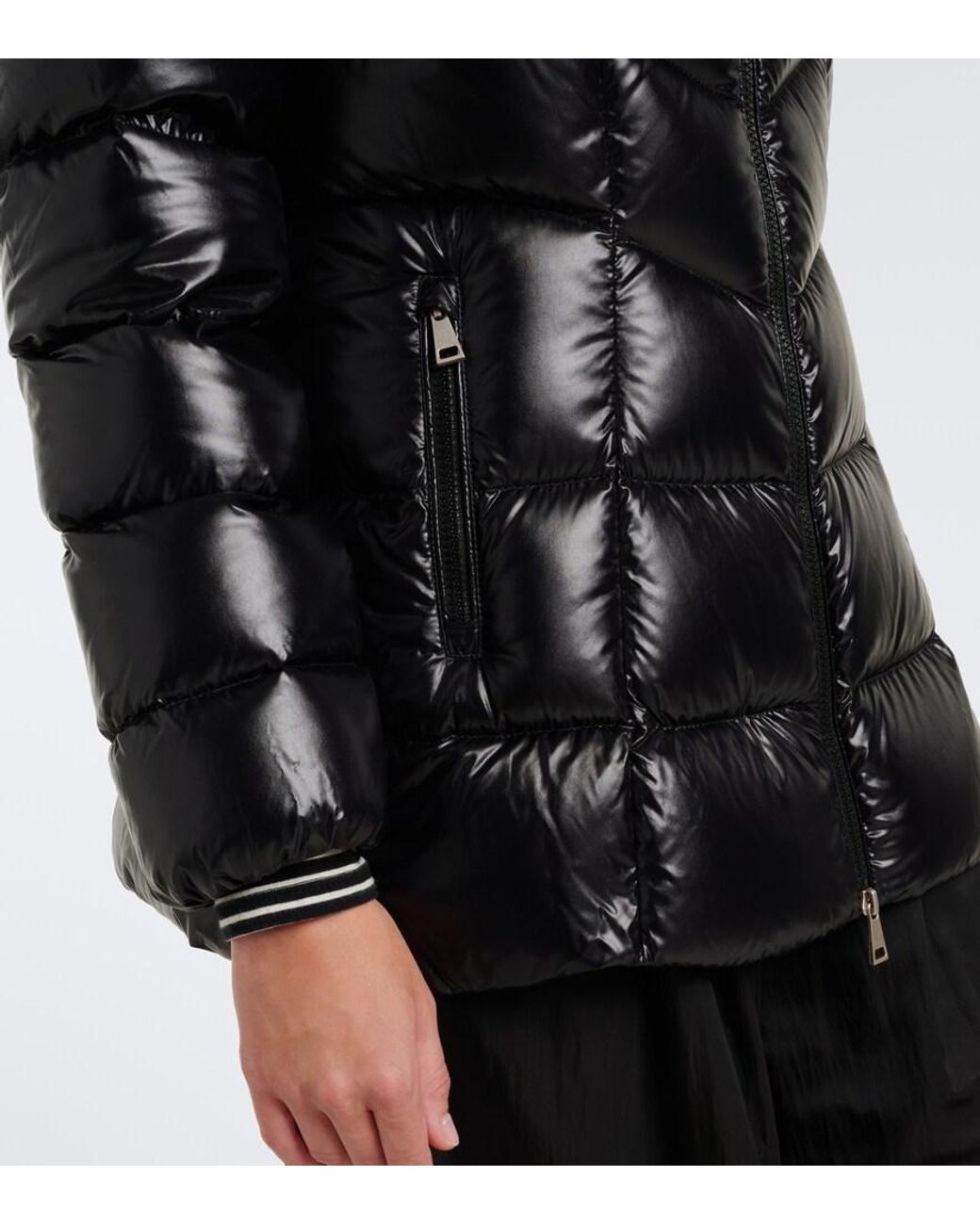 Moncler Black Fulmar Hooded Down Jacket