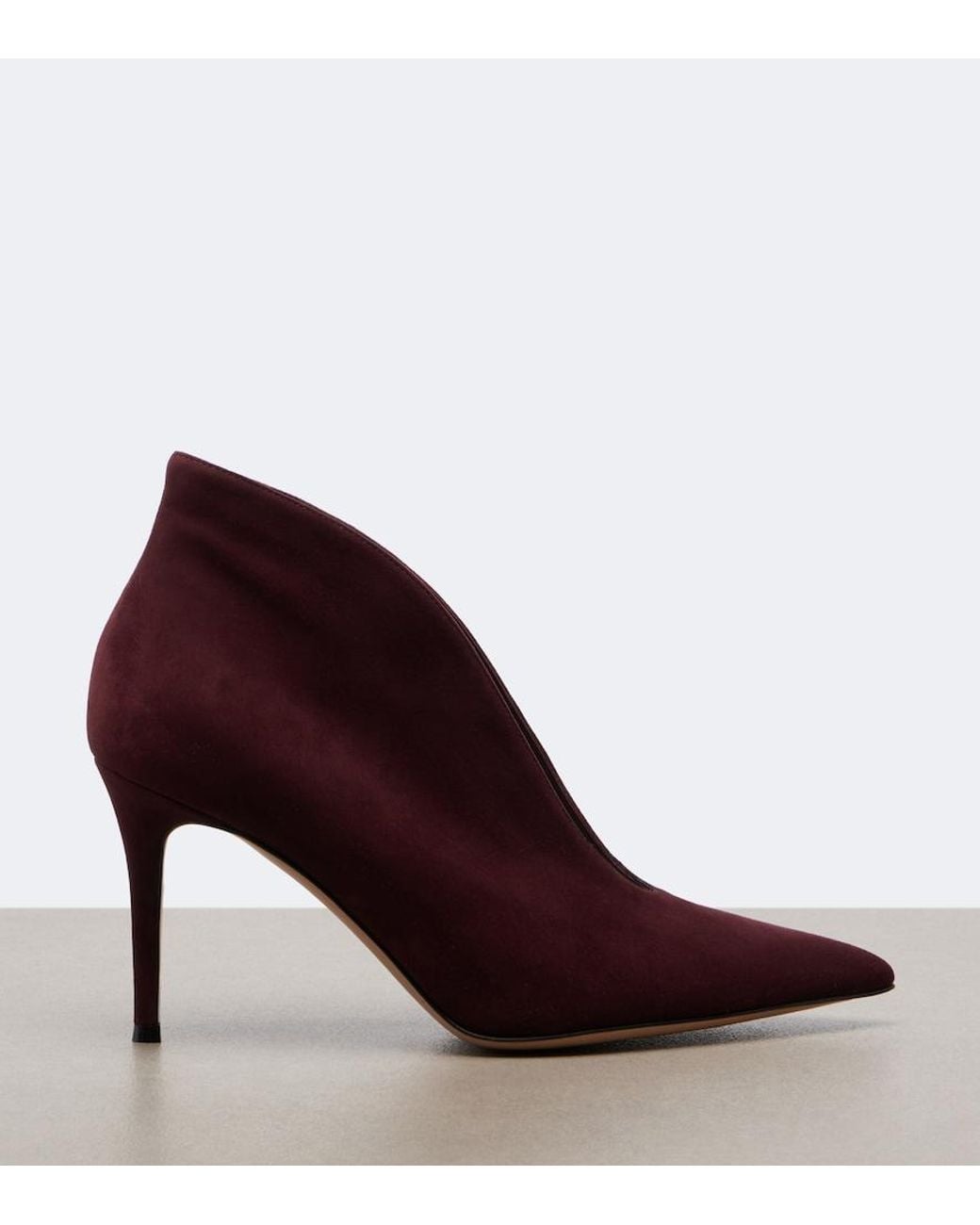 Gianvito Rossi Purple Vania Suede Pumps