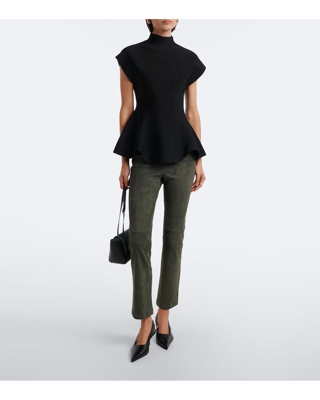 Stouls Gray Jp Twenty Leather Leggings