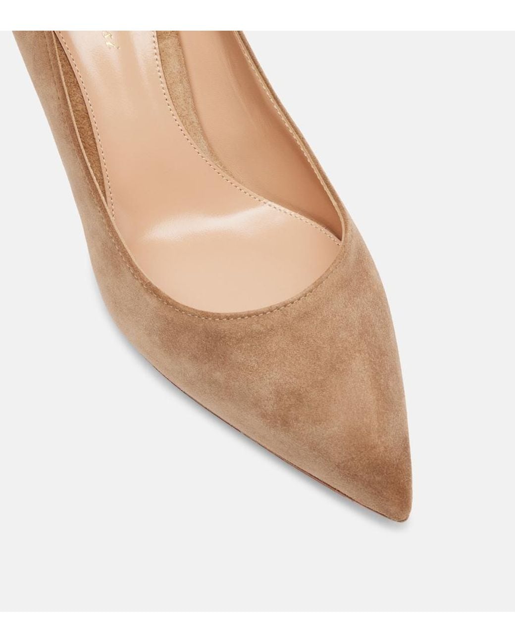 Gianvito Rossi Brown Gianvito 70 Suede Pumps