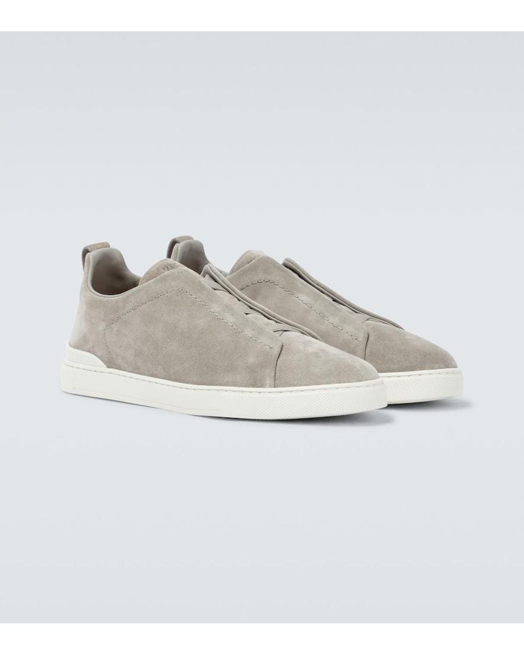 Zegna Gray Sneakers for men