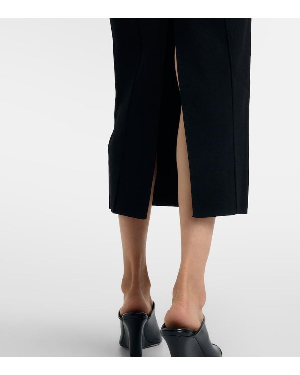 Joseph Black Foin Midi Dress