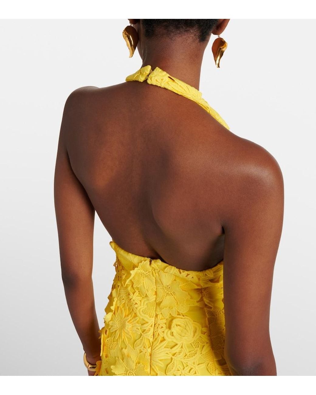 LEO LIN Yellow Juliette Maxi Dress
