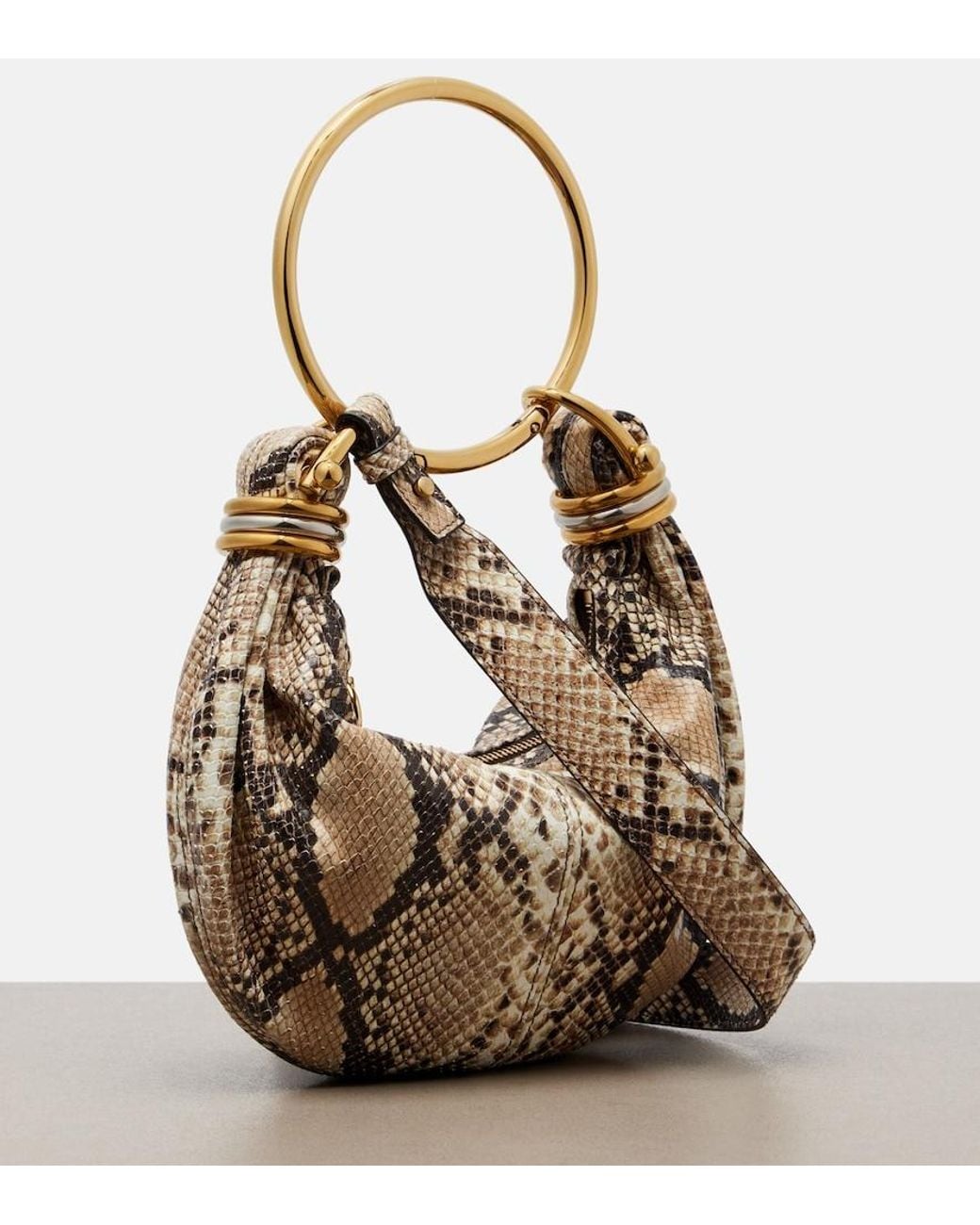 Chloé Metallic Bracelet Small Leather Top-Handle Bag